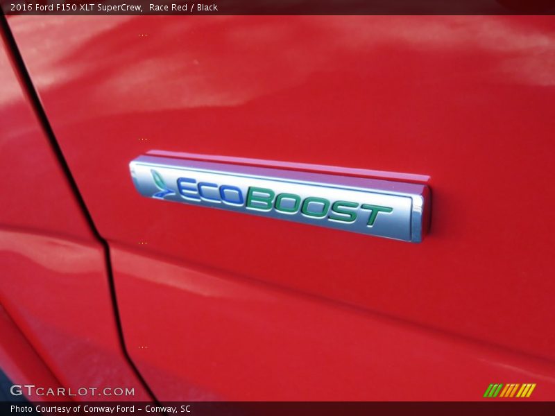 Race Red / Black 2016 Ford F150 XLT SuperCrew