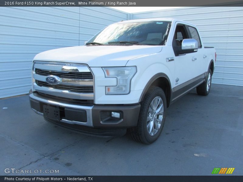 White Platinum / King Ranch Java 2016 Ford F150 King Ranch SuperCrew