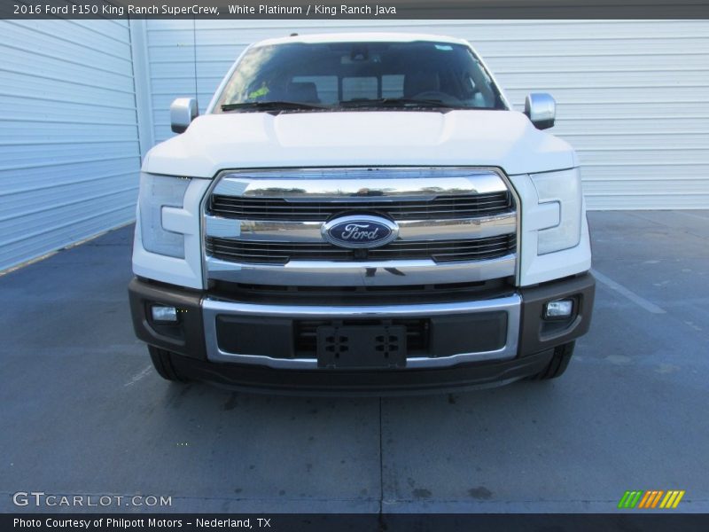 White Platinum / King Ranch Java 2016 Ford F150 King Ranch SuperCrew