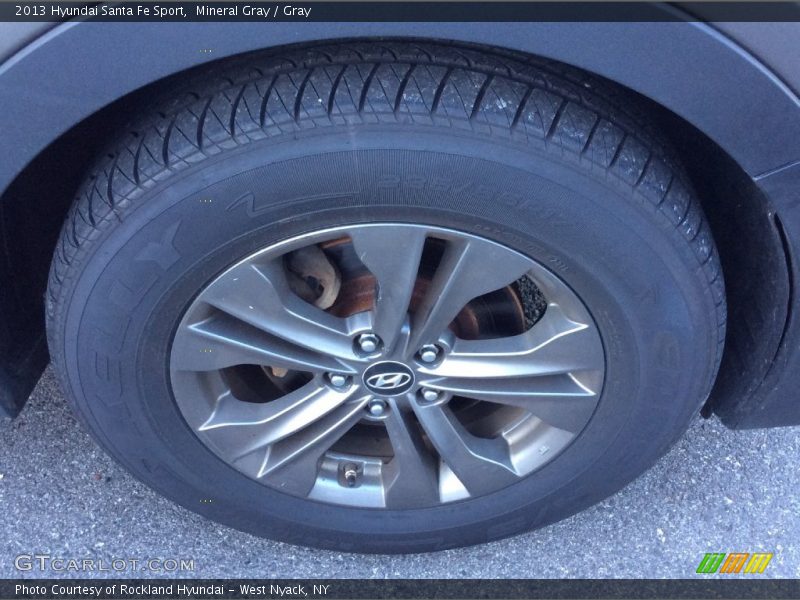 Mineral Gray / Gray 2013 Hyundai Santa Fe Sport