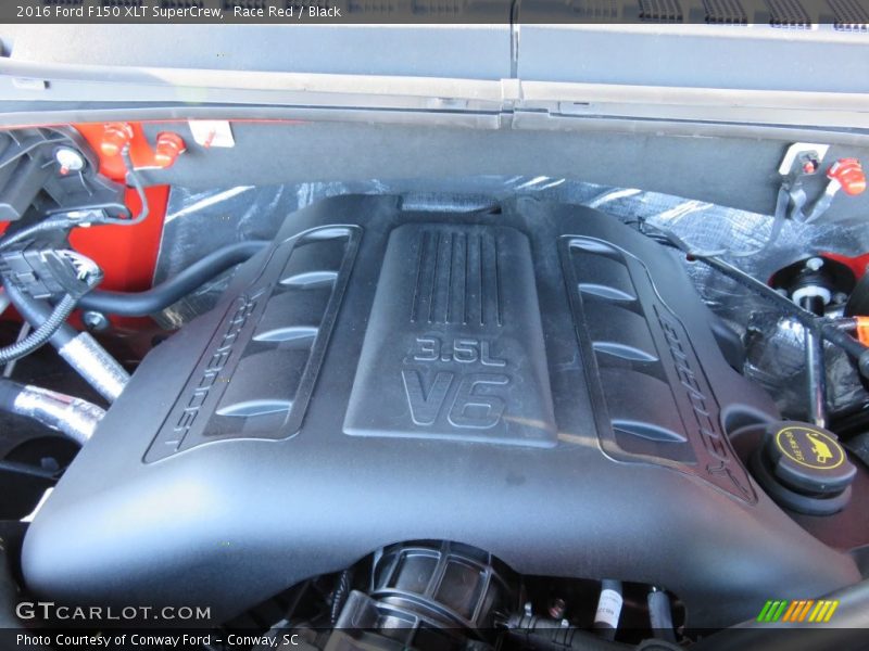 Race Red / Black 2016 Ford F150 XLT SuperCrew