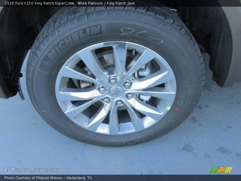 White Platinum / King Ranch Java 2016 Ford F150 King Ranch SuperCrew