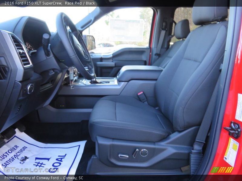 Race Red / Black 2016 Ford F150 XLT SuperCrew