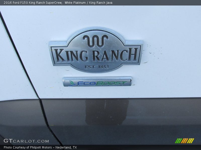 White Platinum / King Ranch Java 2016 Ford F150 King Ranch SuperCrew