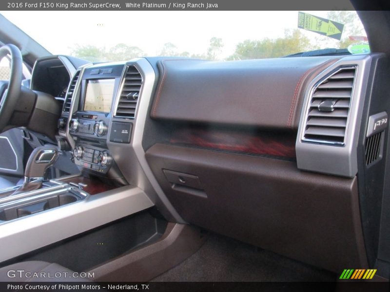 White Platinum / King Ranch Java 2016 Ford F150 King Ranch SuperCrew