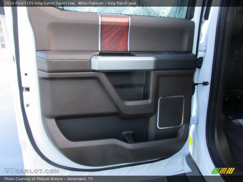 White Platinum / King Ranch Java 2016 Ford F150 King Ranch SuperCrew