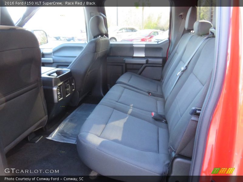 Race Red / Black 2016 Ford F150 XLT SuperCrew