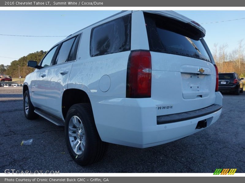 Summit White / Cocoa/Dune 2016 Chevrolet Tahoe LT