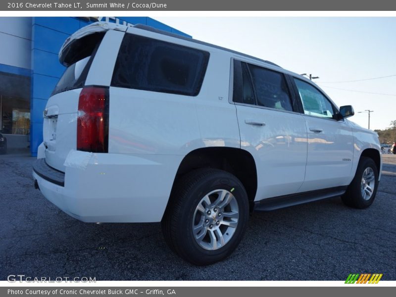 Summit White / Cocoa/Dune 2016 Chevrolet Tahoe LT