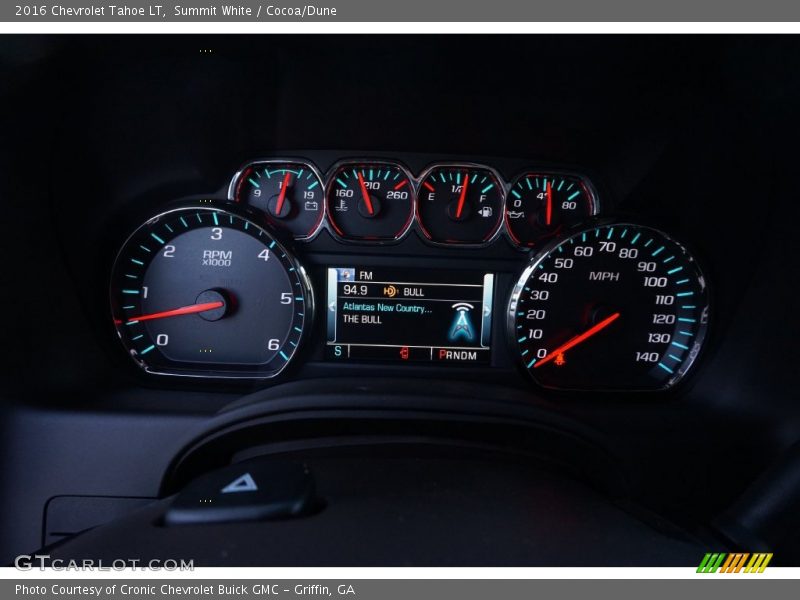 Summit White / Cocoa/Dune 2016 Chevrolet Tahoe LT