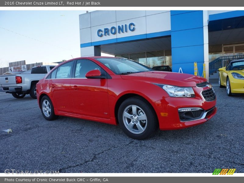 Red Hot / Jet Black 2016 Chevrolet Cruze Limited LT