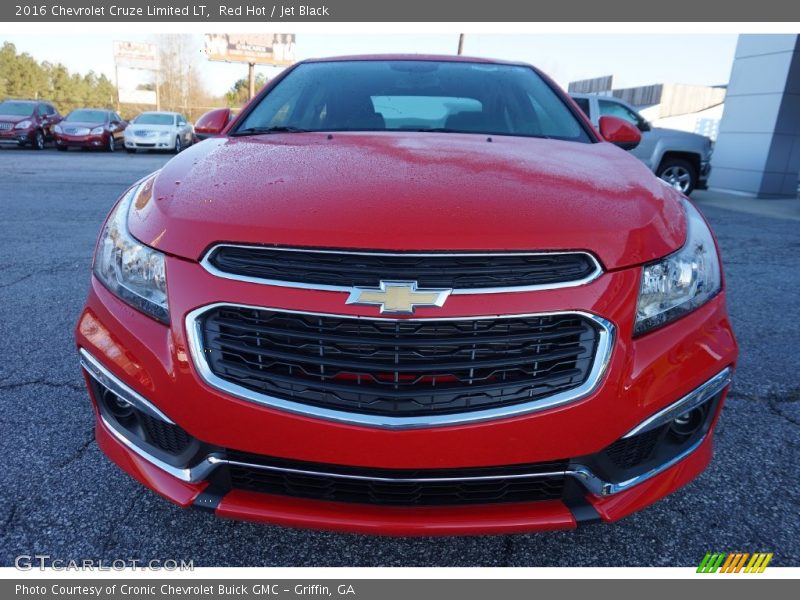 Red Hot / Jet Black 2016 Chevrolet Cruze Limited LT