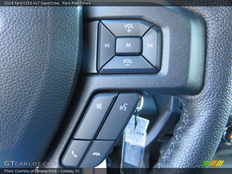 Race Red / Black 2016 Ford F150 XLT SuperCrew