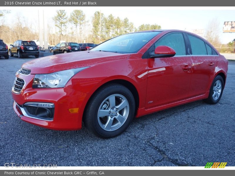 Red Hot / Jet Black 2016 Chevrolet Cruze Limited LT