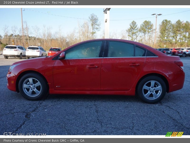 Red Hot / Jet Black 2016 Chevrolet Cruze Limited LT