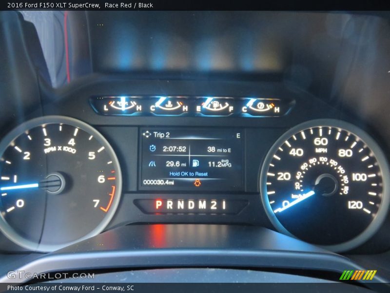 Race Red / Black 2016 Ford F150 XLT SuperCrew