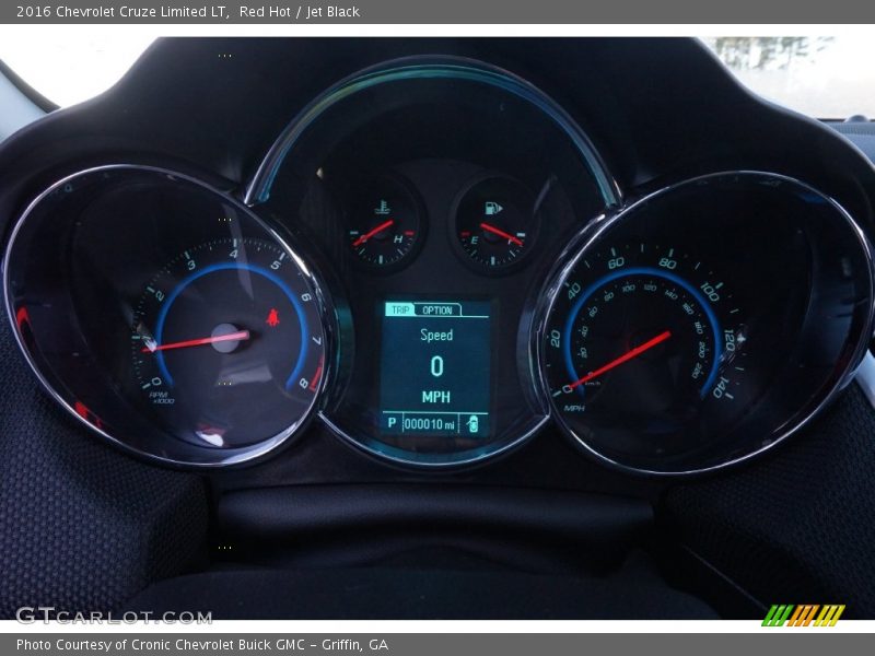 Red Hot / Jet Black 2016 Chevrolet Cruze Limited LT