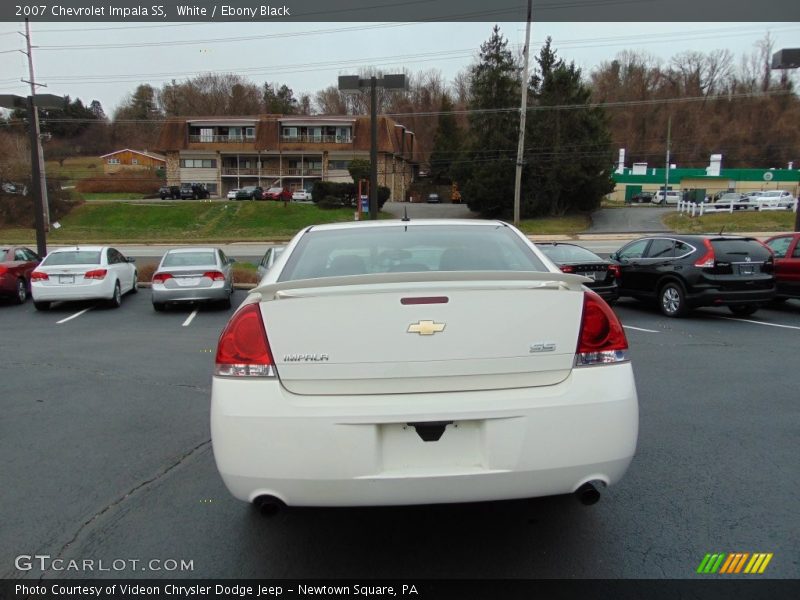 White / Ebony Black 2007 Chevrolet Impala SS