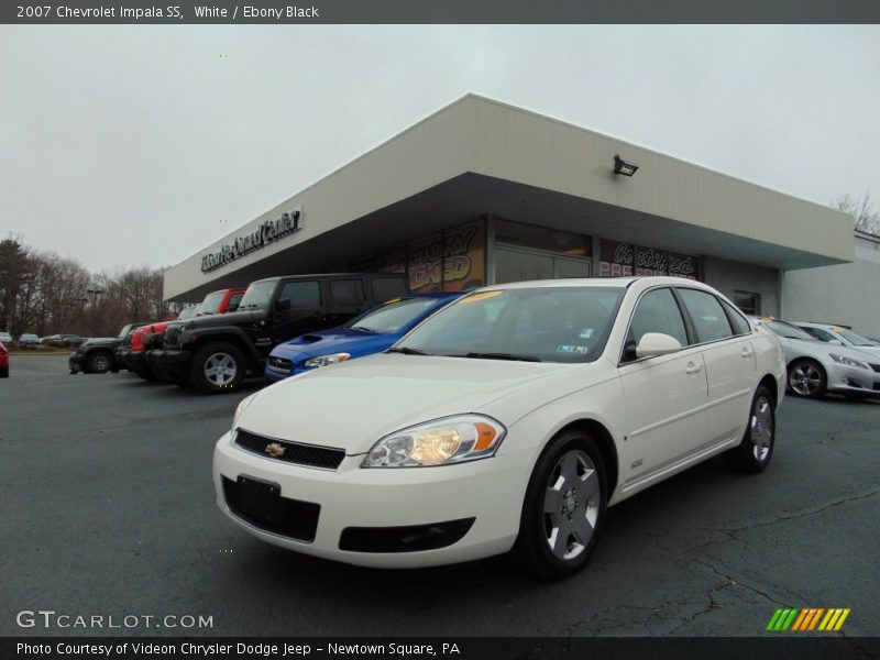 White / Ebony Black 2007 Chevrolet Impala SS