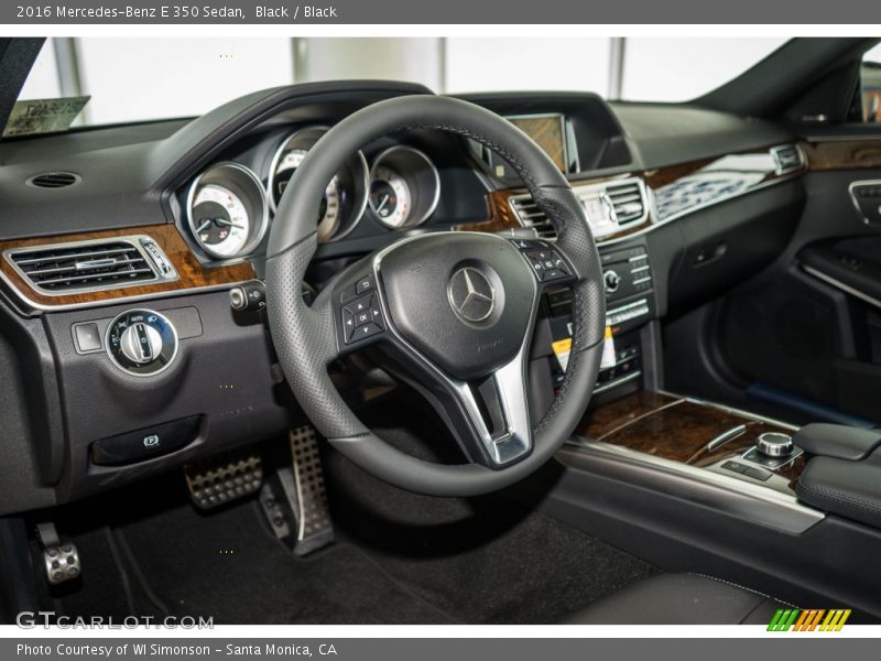 Black / Black 2016 Mercedes-Benz E 350 Sedan