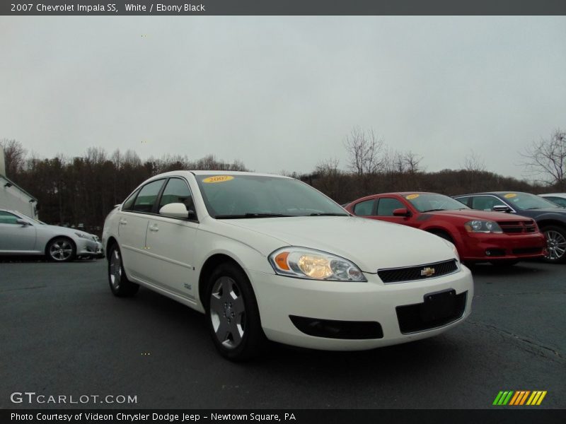 White / Ebony Black 2007 Chevrolet Impala SS