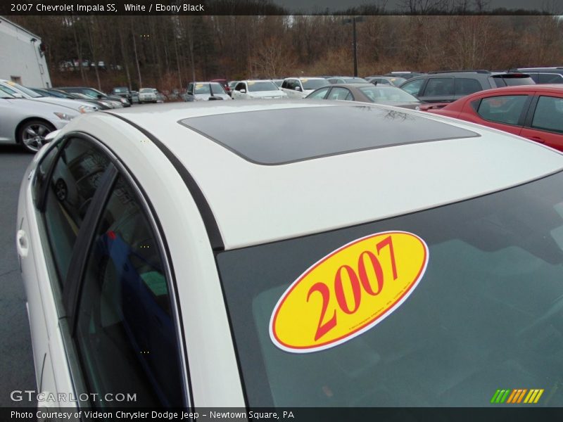 White / Ebony Black 2007 Chevrolet Impala SS