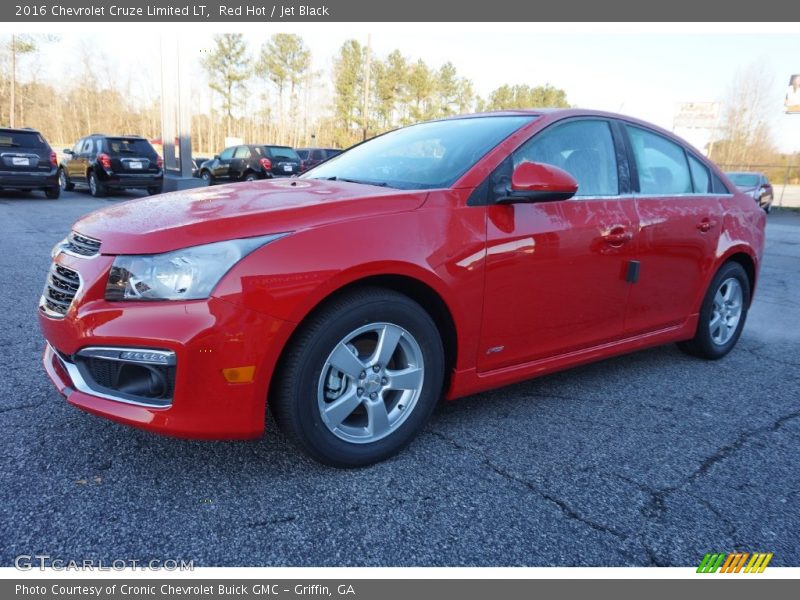 Red Hot / Jet Black 2016 Chevrolet Cruze Limited LT