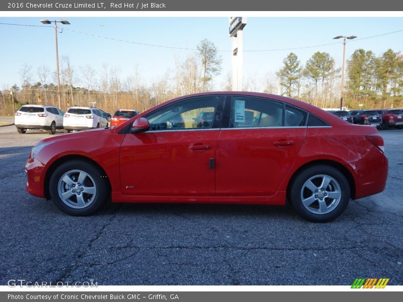 Red Hot / Jet Black 2016 Chevrolet Cruze Limited LT
