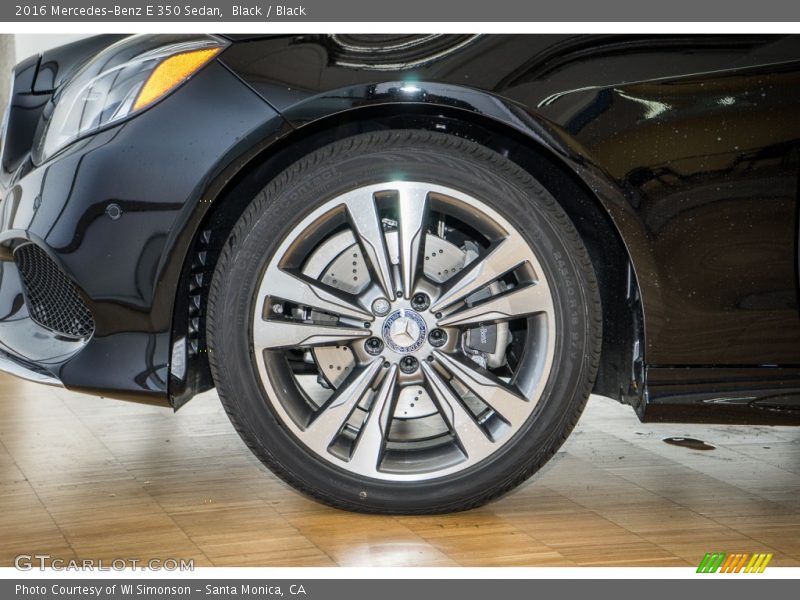 Black / Black 2016 Mercedes-Benz E 350 Sedan