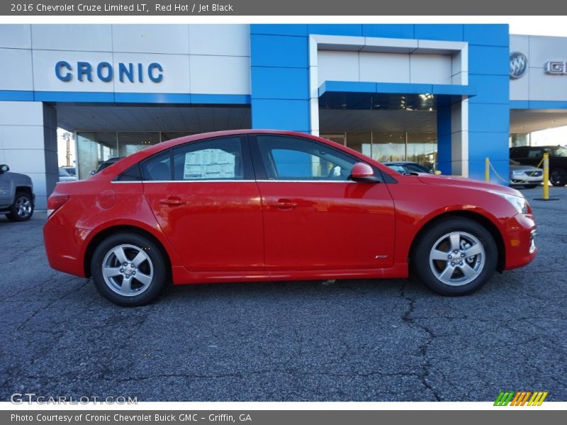 Red Hot / Jet Black 2016 Chevrolet Cruze Limited LT