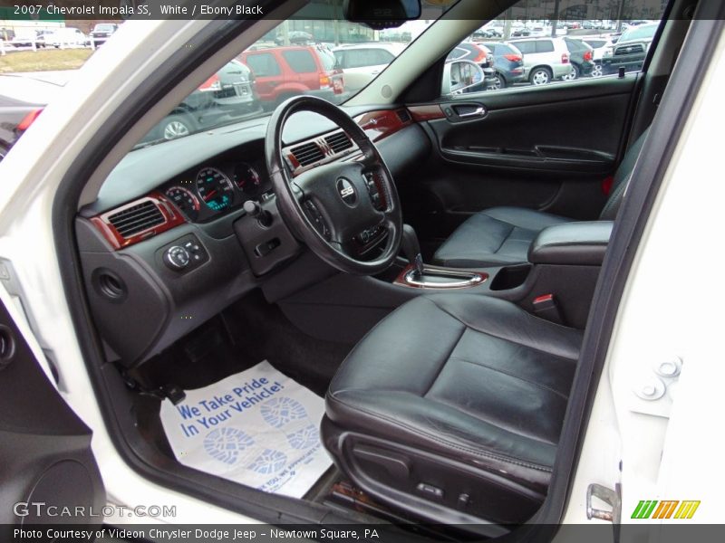 White / Ebony Black 2007 Chevrolet Impala SS