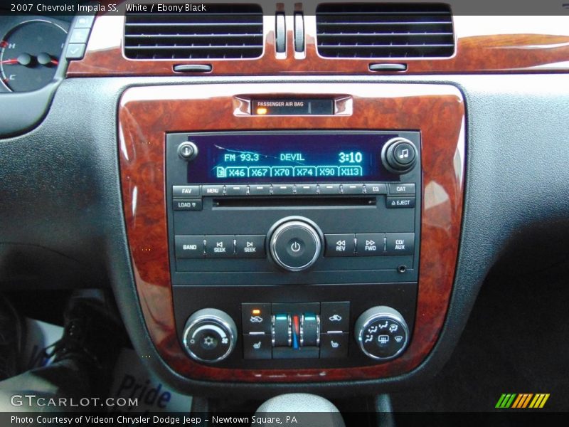 White / Ebony Black 2007 Chevrolet Impala SS