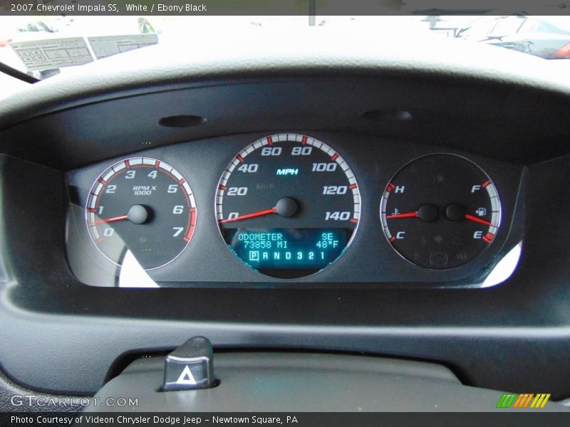 White / Ebony Black 2007 Chevrolet Impala SS