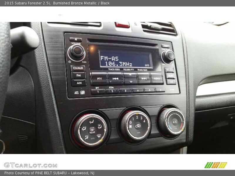 Burnished Bronze Metallic / Black 2015 Subaru Forester 2.5i