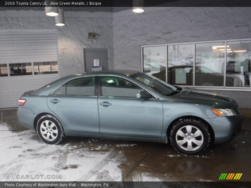 Aloe Green Metallic / Bisque 2009 Toyota Camry LE