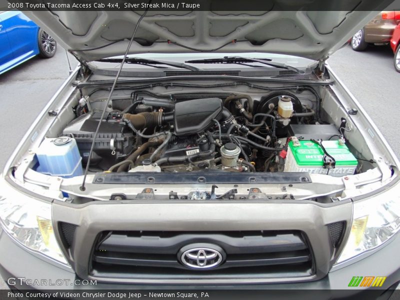 Silver Streak Mica / Taupe 2008 Toyota Tacoma Access Cab 4x4