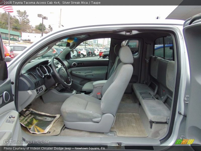 Silver Streak Mica / Taupe 2008 Toyota Tacoma Access Cab 4x4