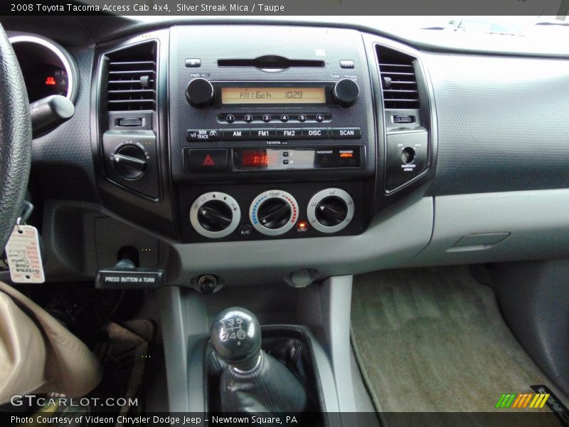 Silver Streak Mica / Taupe 2008 Toyota Tacoma Access Cab 4x4