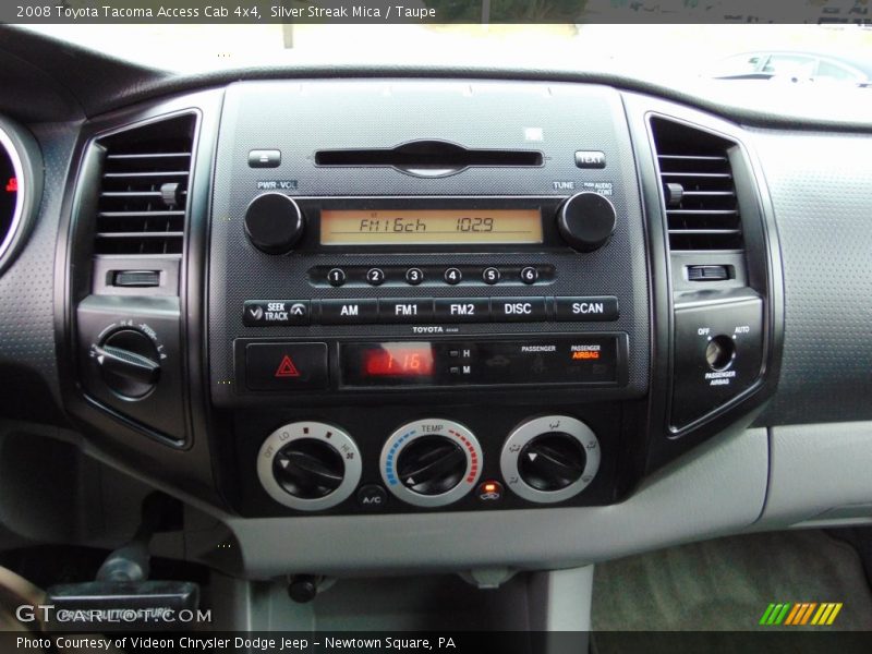 Silver Streak Mica / Taupe 2008 Toyota Tacoma Access Cab 4x4