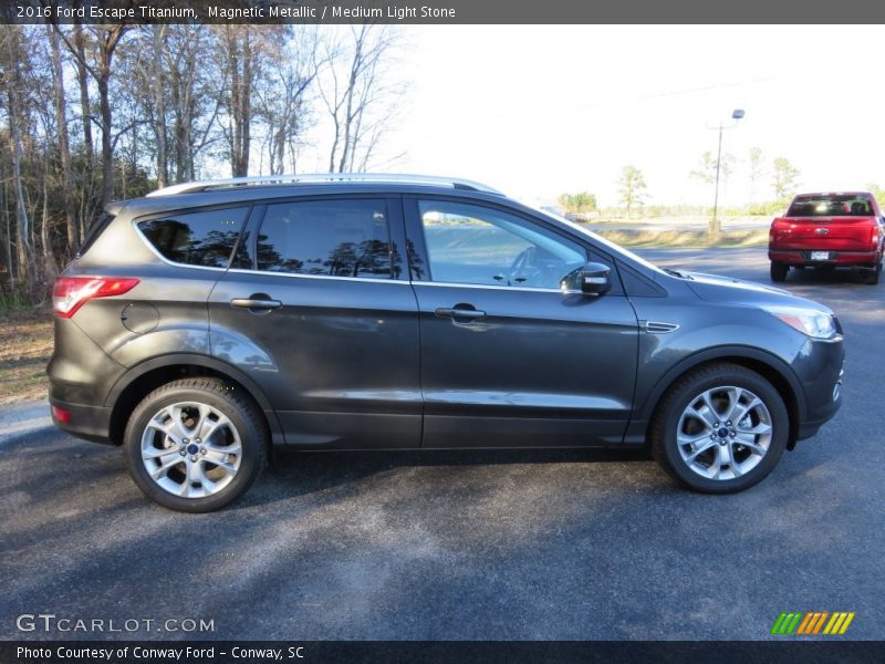 Magnetic Metallic / Medium Light Stone 2016 Ford Escape Titanium