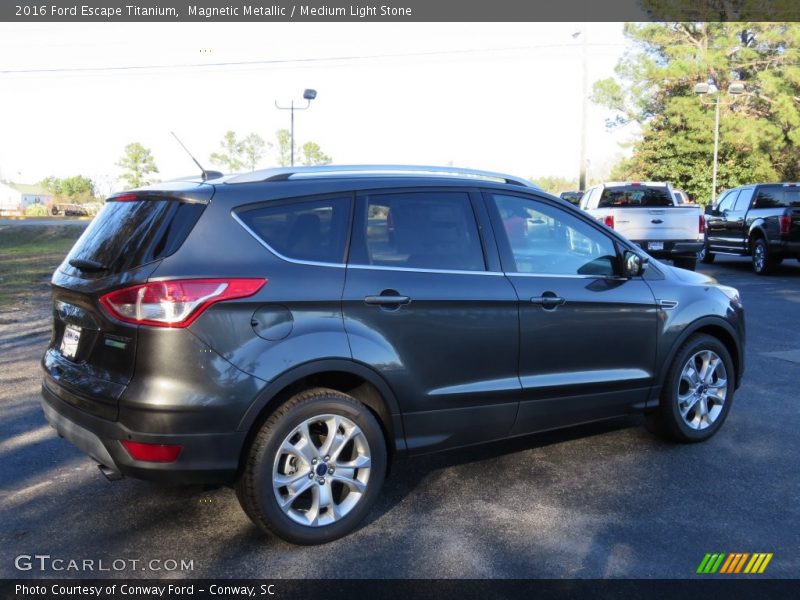 Magnetic Metallic / Medium Light Stone 2016 Ford Escape Titanium
