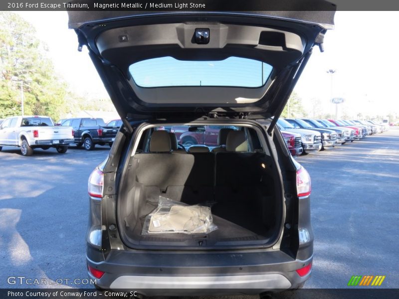 Magnetic Metallic / Medium Light Stone 2016 Ford Escape Titanium