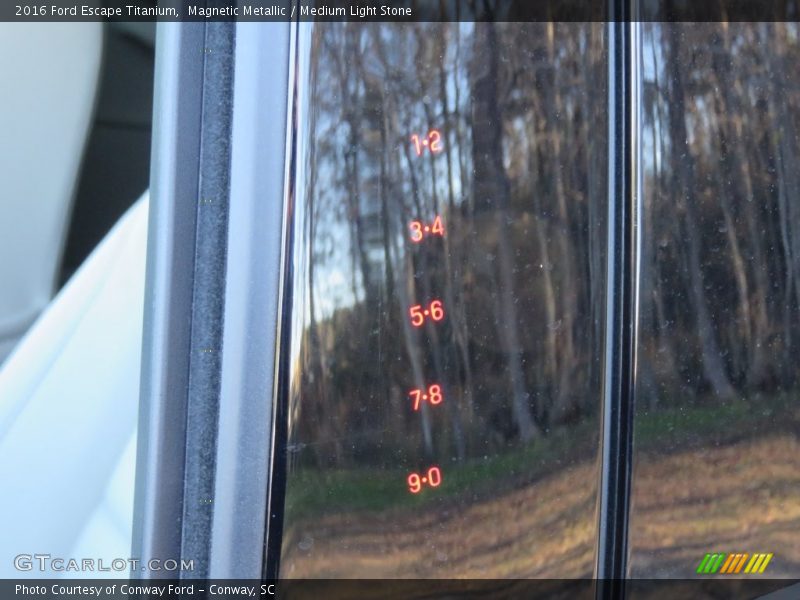 Magnetic Metallic / Medium Light Stone 2016 Ford Escape Titanium