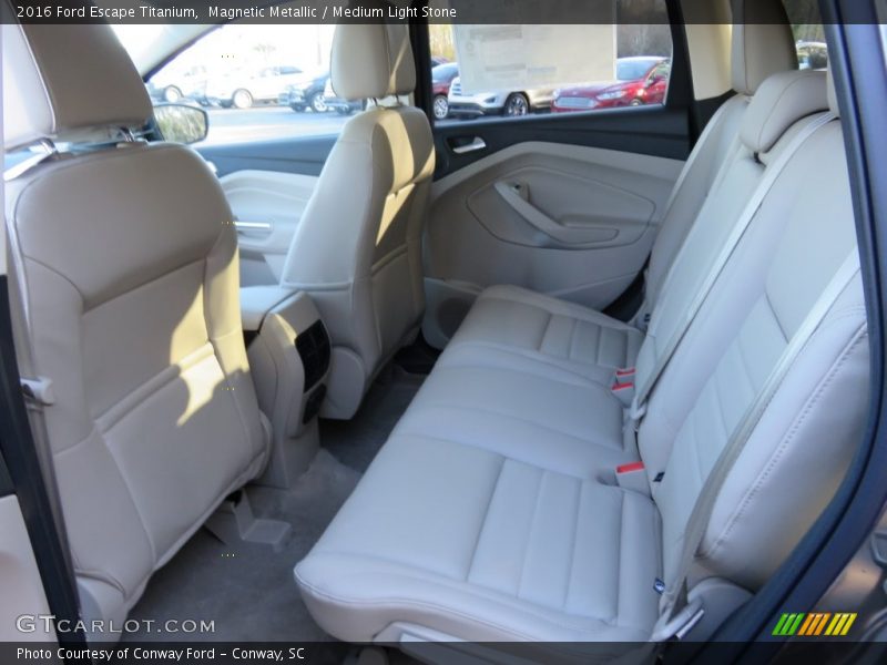 Magnetic Metallic / Medium Light Stone 2016 Ford Escape Titanium