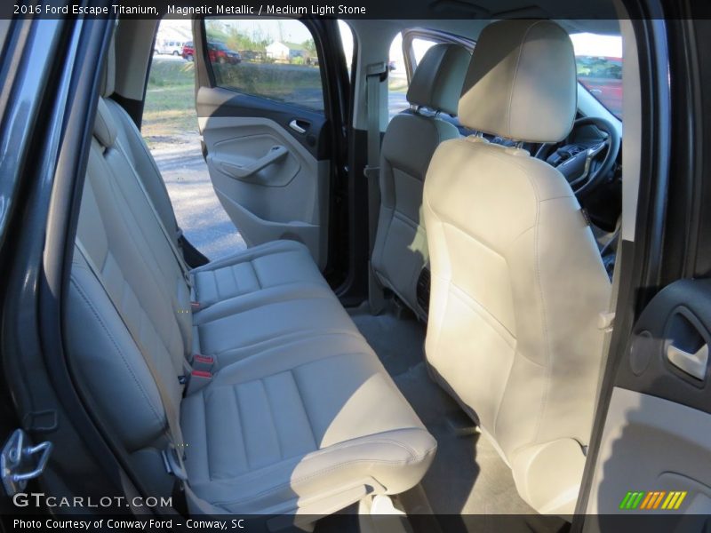 Magnetic Metallic / Medium Light Stone 2016 Ford Escape Titanium