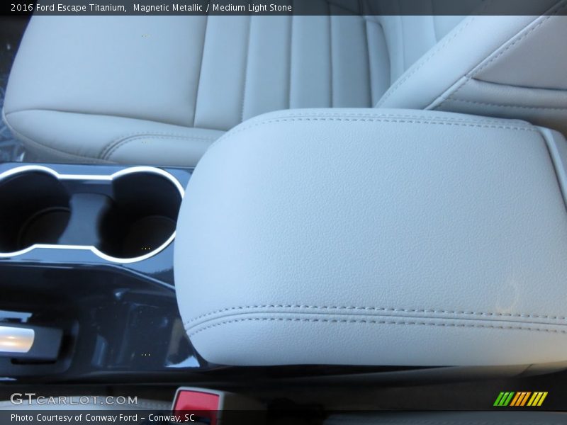 Magnetic Metallic / Medium Light Stone 2016 Ford Escape Titanium