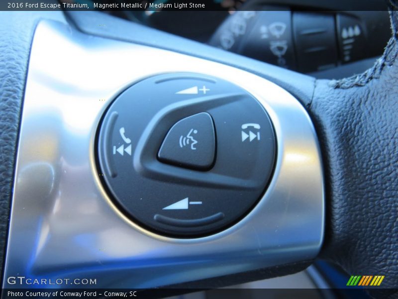 Magnetic Metallic / Medium Light Stone 2016 Ford Escape Titanium