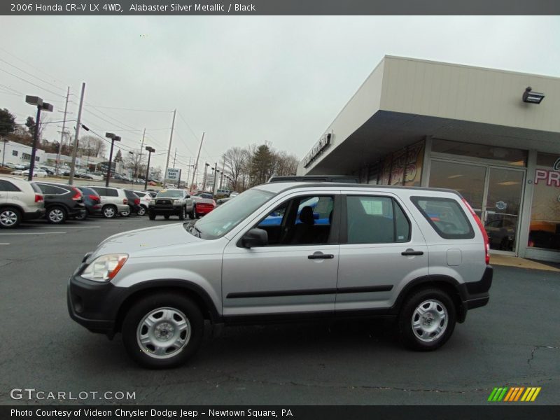 Alabaster Silver Metallic / Black 2006 Honda CR-V LX 4WD
