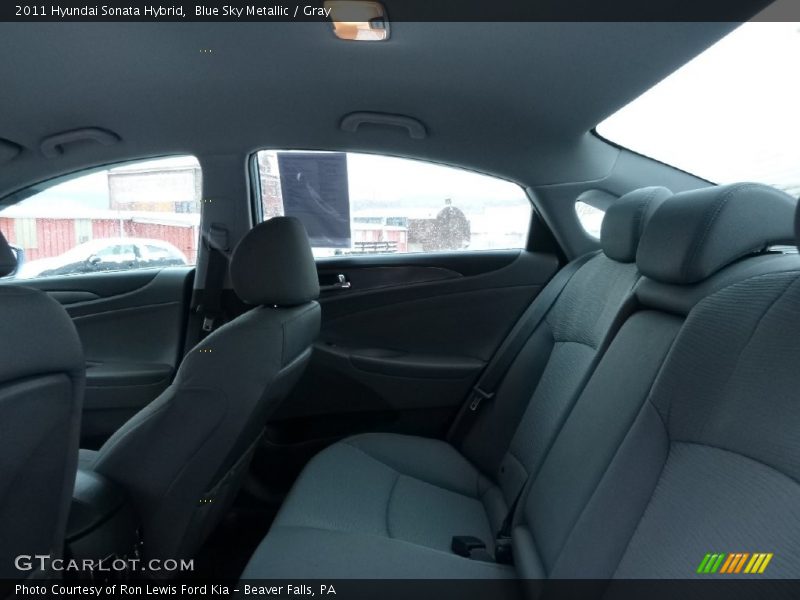 Blue Sky Metallic / Gray 2011 Hyundai Sonata Hybrid