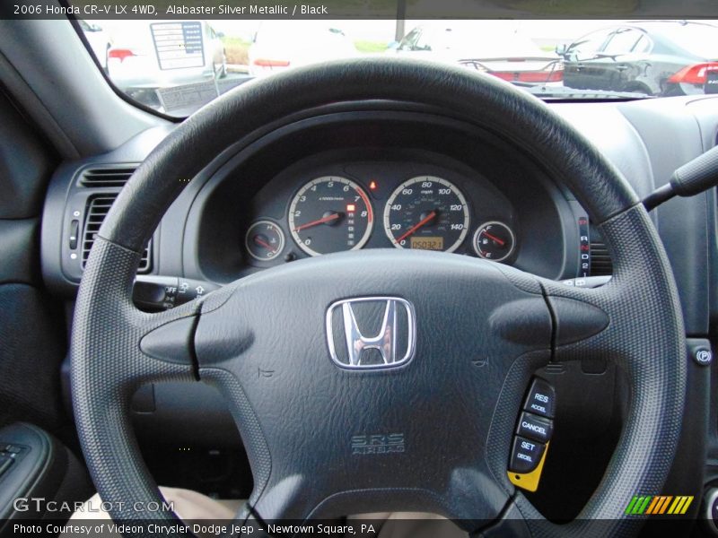Alabaster Silver Metallic / Black 2006 Honda CR-V LX 4WD